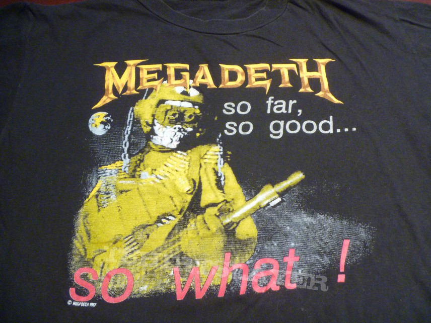 TShirt or Longsleeve - Megadeth - vintage So Far, So Good... So What ! - shirt