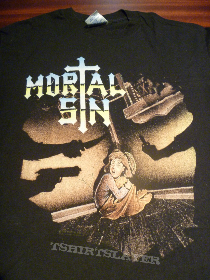 TShirt or Longsleeve - Mortal Sin - original Face of despair - shirt