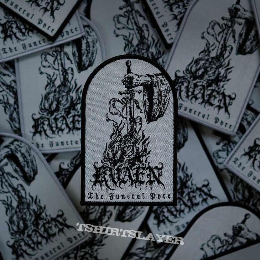Kvaen - The Funeral Pyre woven patches