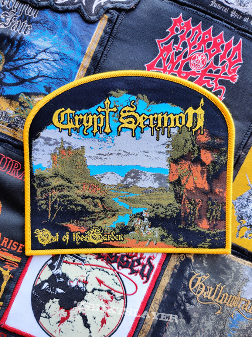 Crypt Sermon - Out of the Garden woven patch