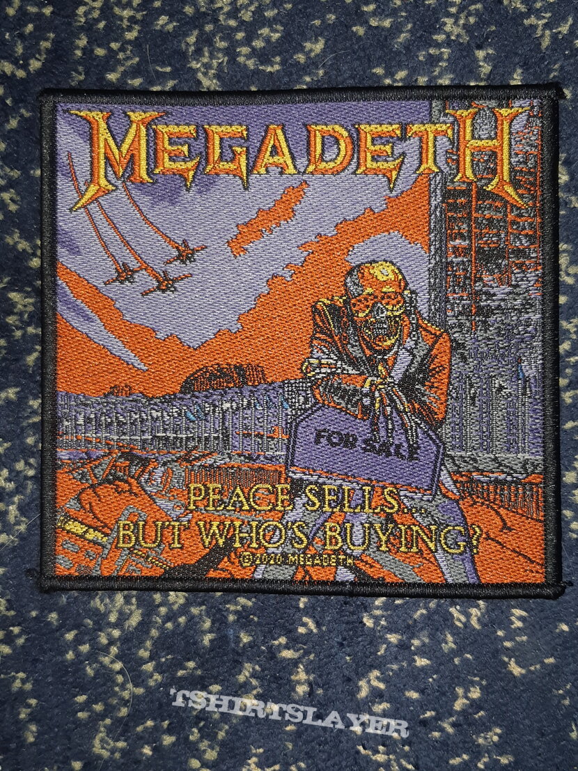 Megadeth, peace sells patch