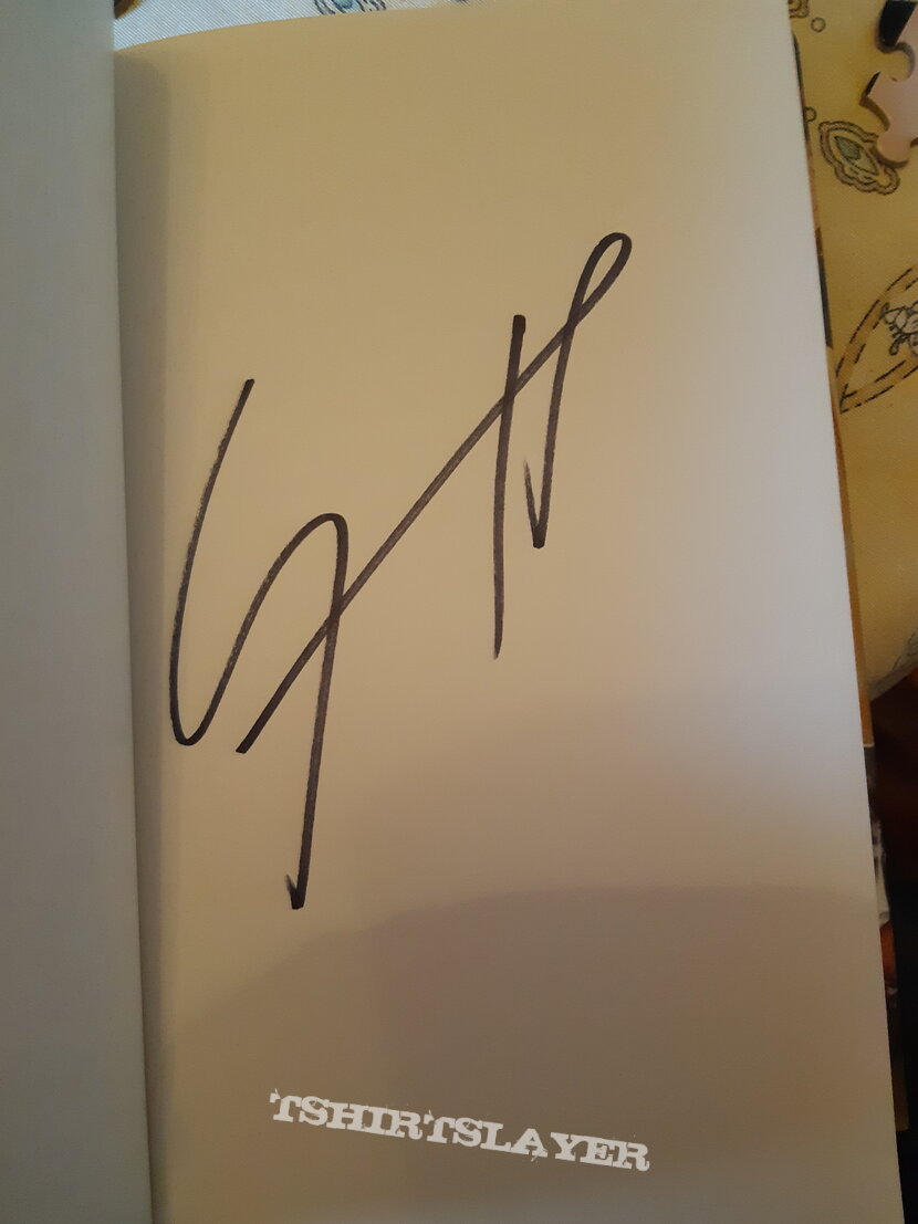 Nikki Sixx signed autobiography 