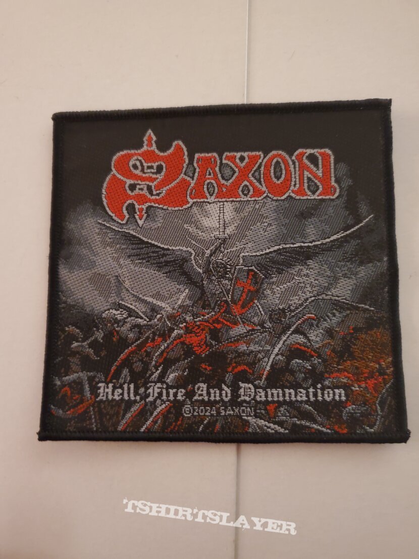 Saxon Hellfire and Damnation patch Saxon Hellfire and Damnation patch