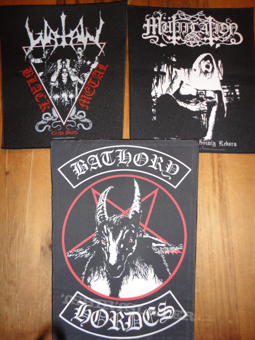 Watain Back patches