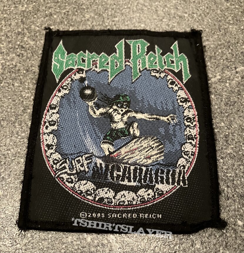 Sacred Reich surf nicaragua patch