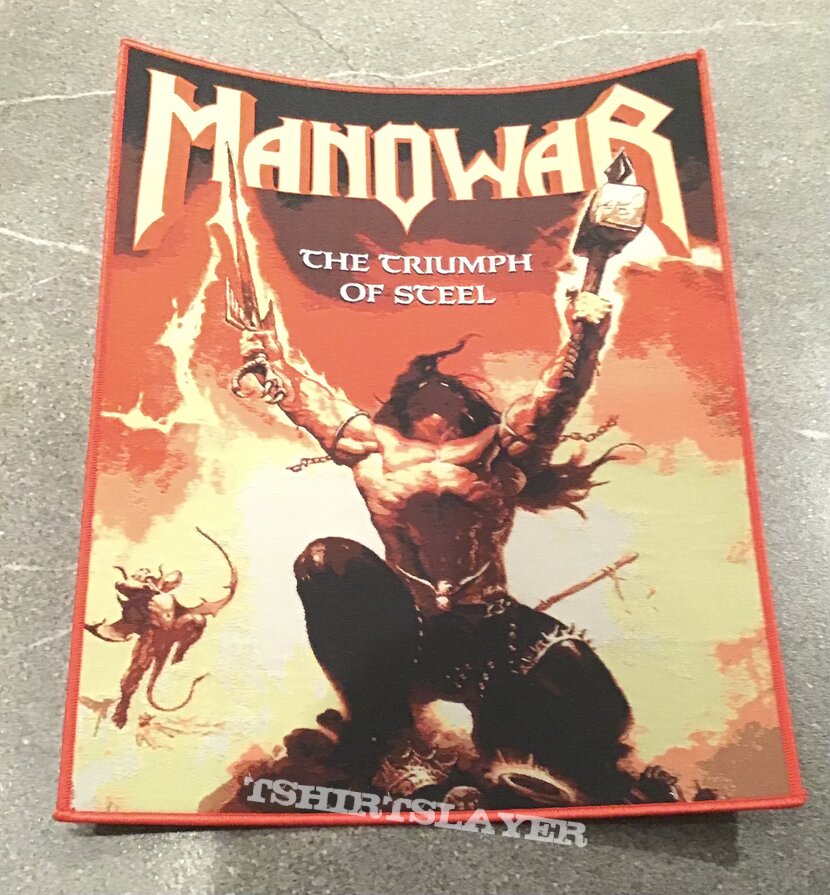 manowar the triumph of steel Backpatch