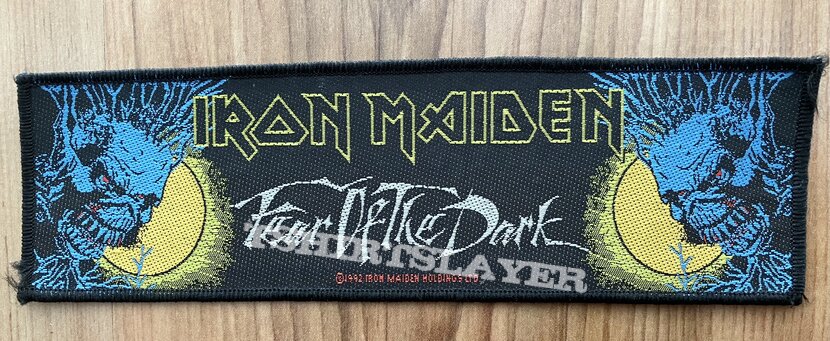 iron Maiden Fear of the dark patch 1992