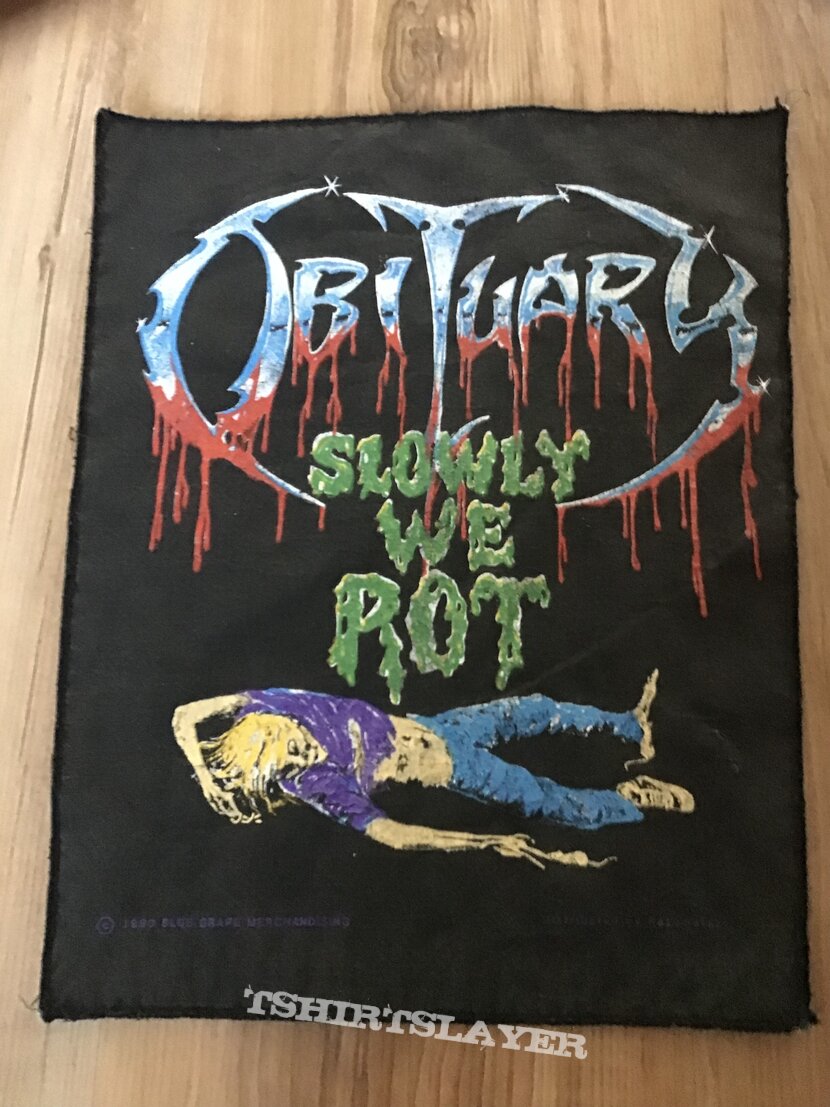 Obituary back patch 