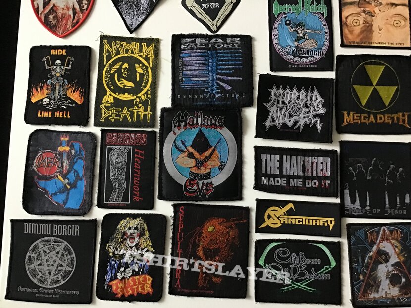 Sepultura used and unused patches 