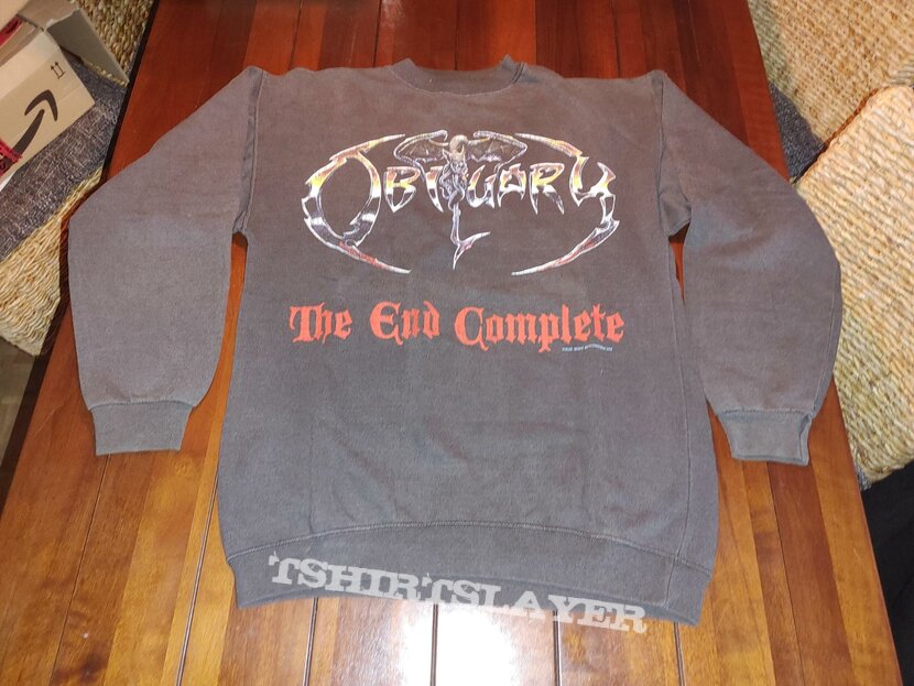 Obituary sweatshirt 1992 the end complete