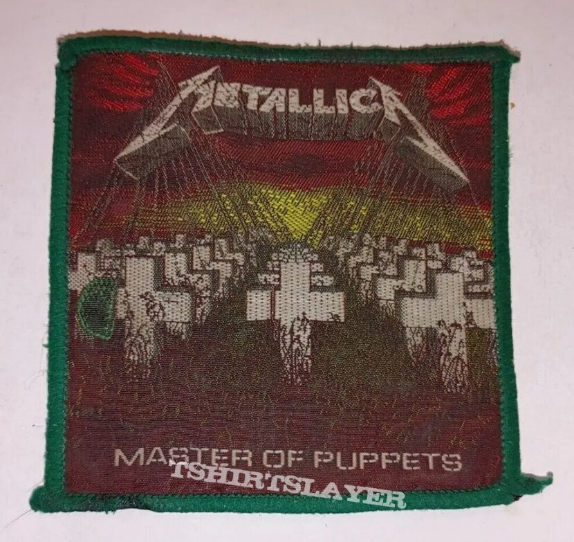 Metallica Master Green patch