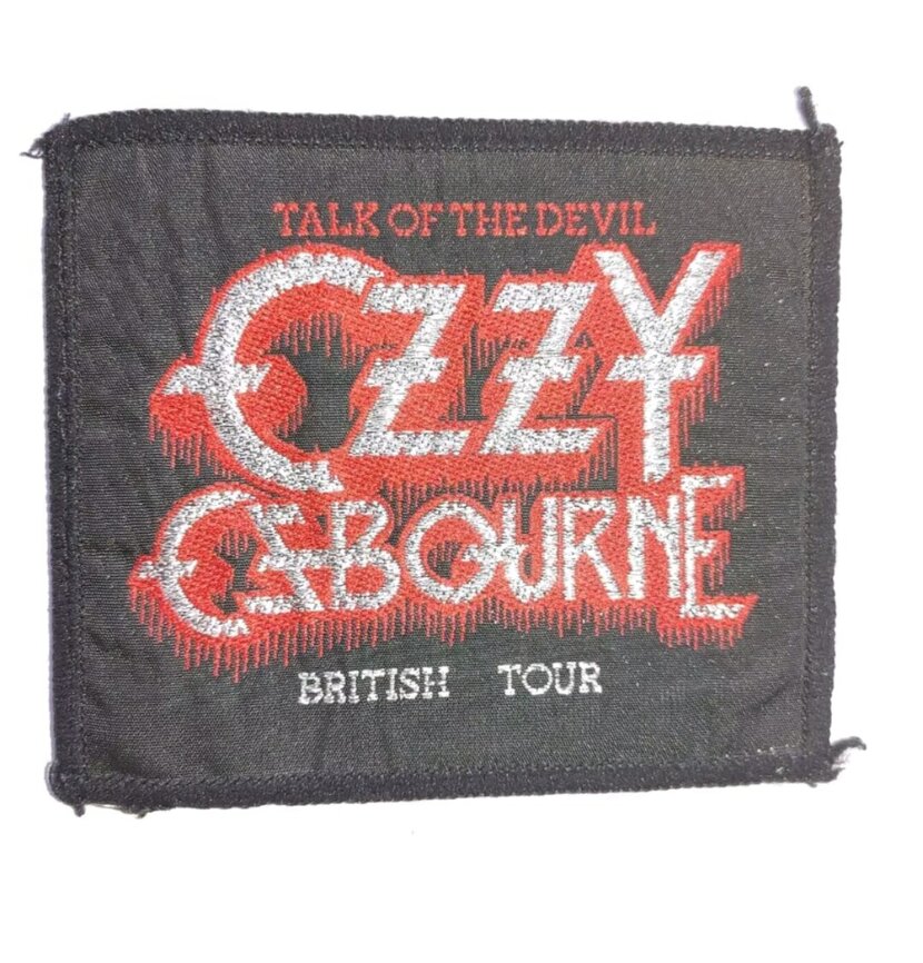 Ozzy Osbourne Ozzy patch talk of the devil