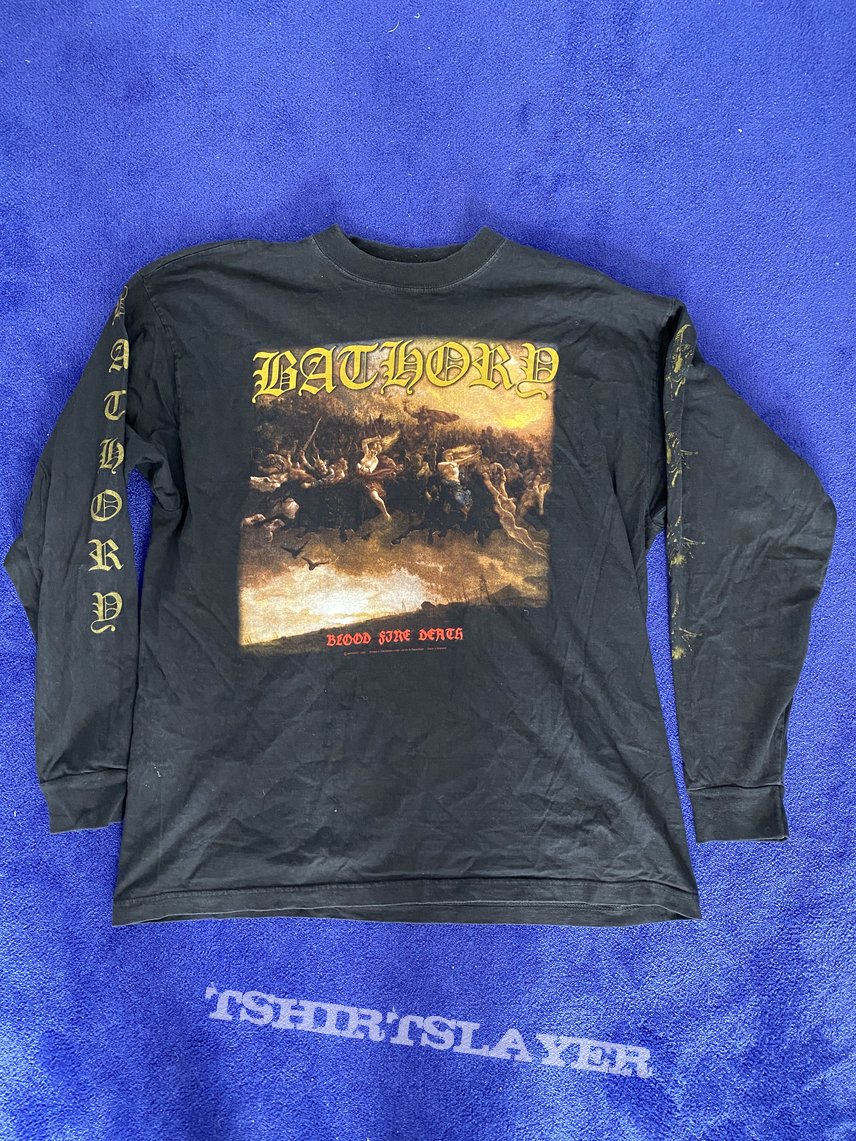 Bathory - Blood fire death LS XL