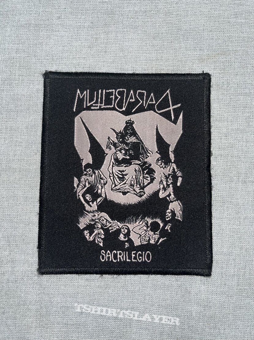 Parabellum Sacrilegio woven patch