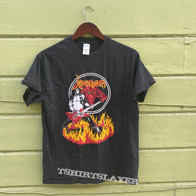Venom “Cronos in Flames” (T-shirt) | TShirtSlayer TShirt and BattleJacket  Gallery