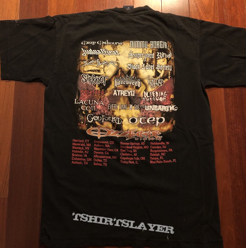 Ozzy Osbourne OzzFest 2004 | TShirtSlayer TShirt and BattleJacket Gallery