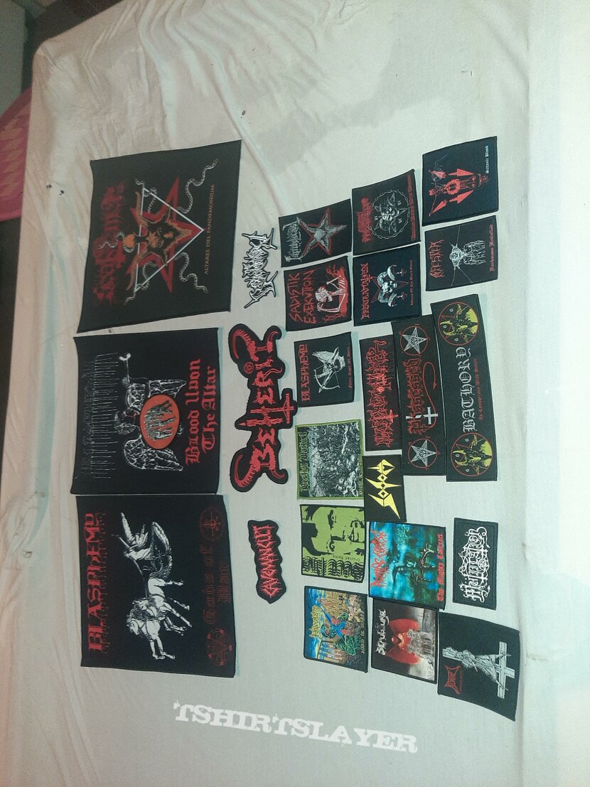 Blasphemy Black/Death metal patches