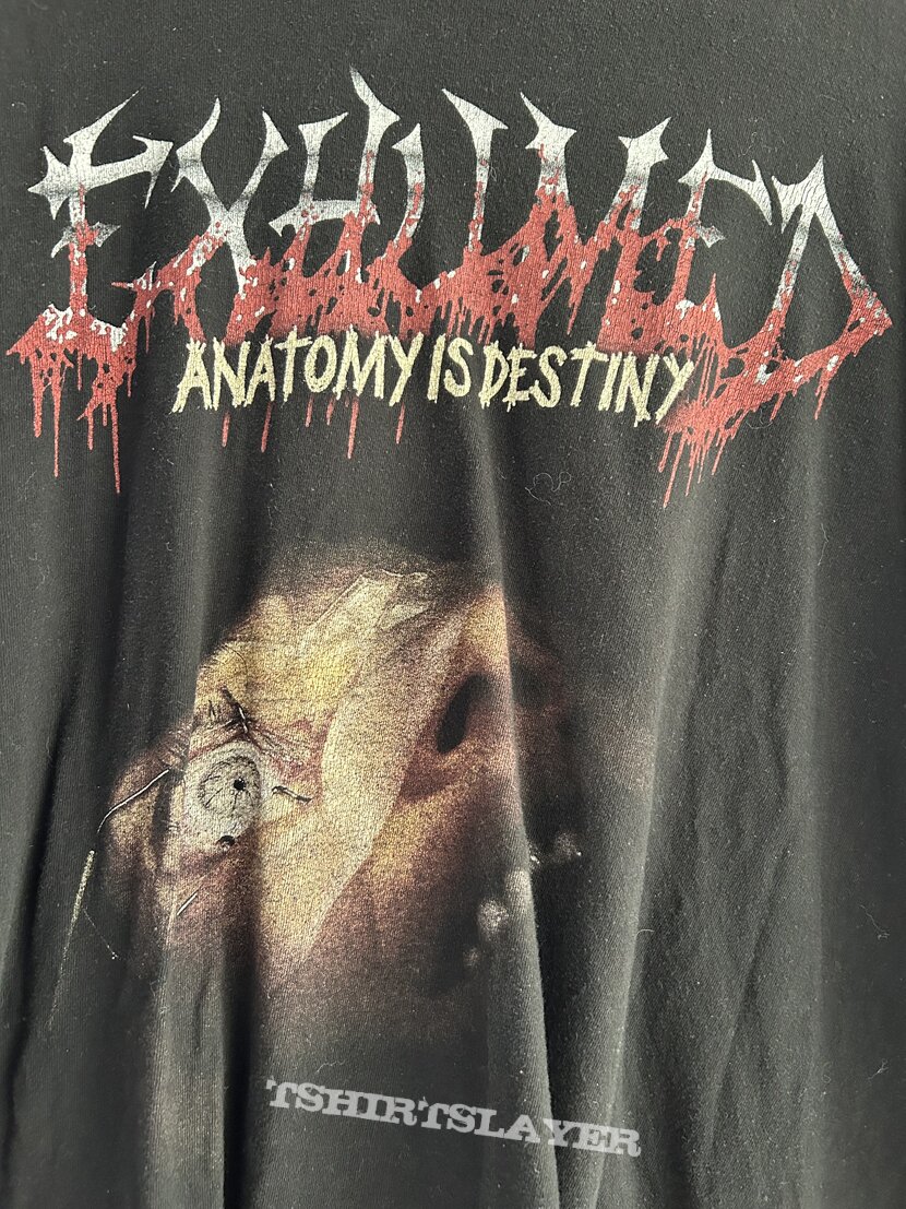 Exhumed 2003 Anatomy Is Destiny Longsleeve Shirt