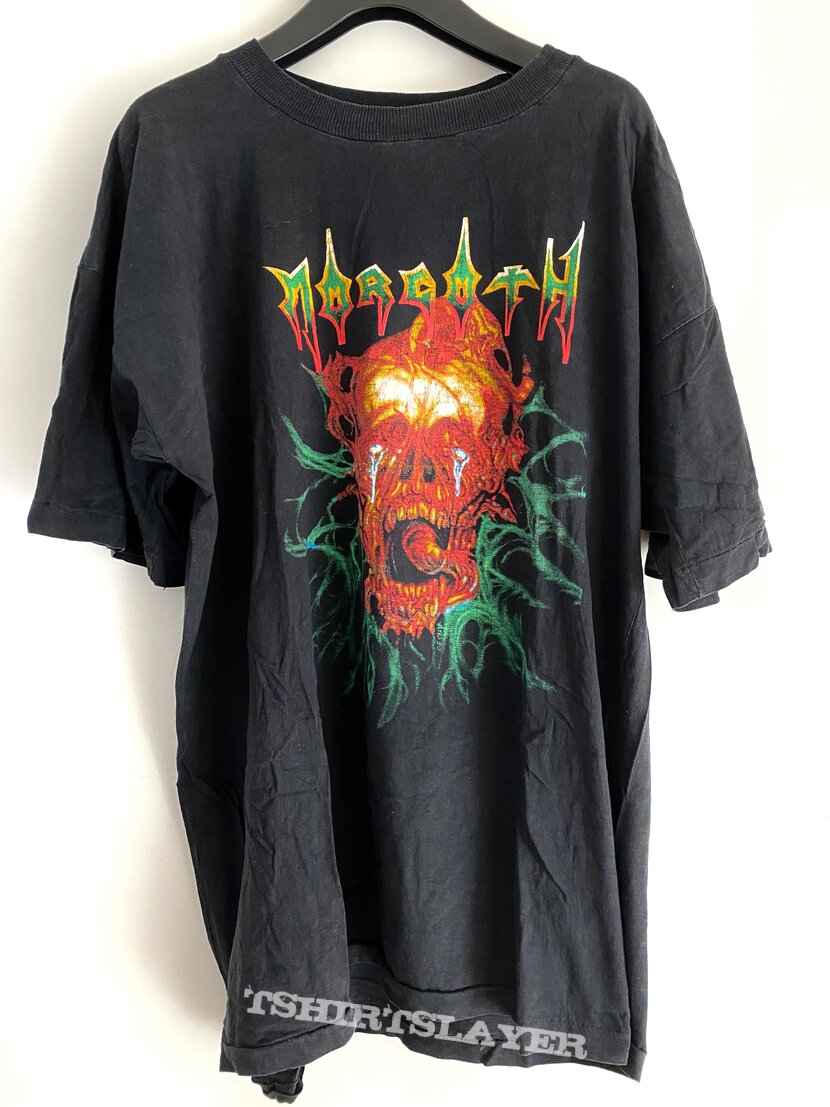 Morgoth 1990 Gore And Agony All Over Europe Tour shirt 