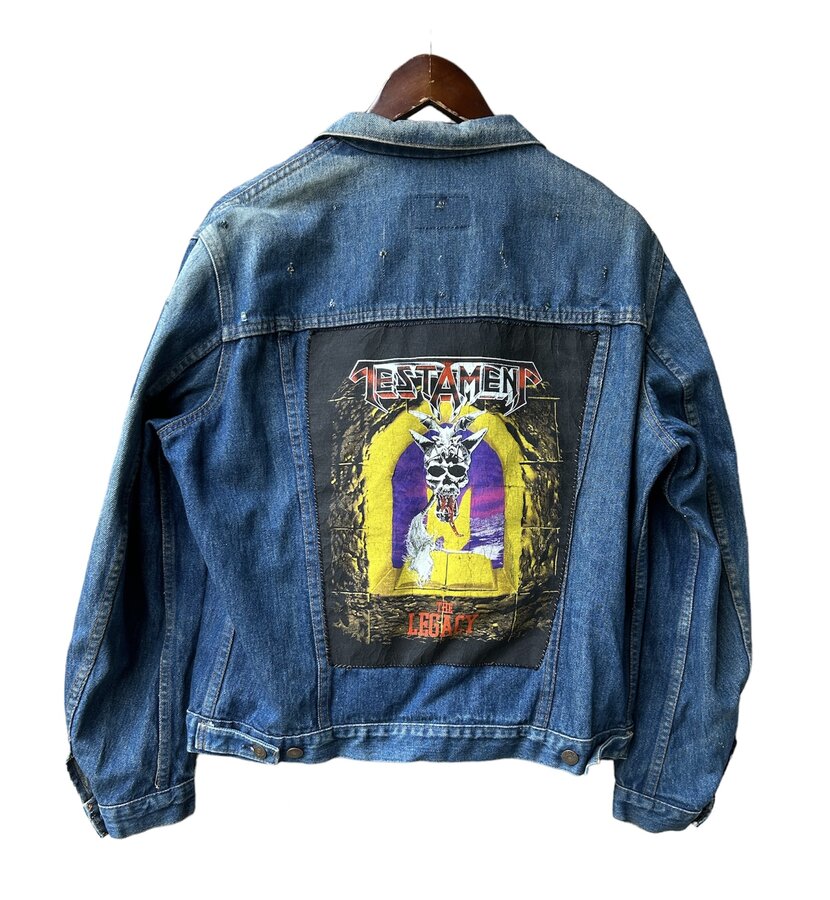 Testament 1987 The Legacy Backpatch On 1980s Levi’s Jacket ...