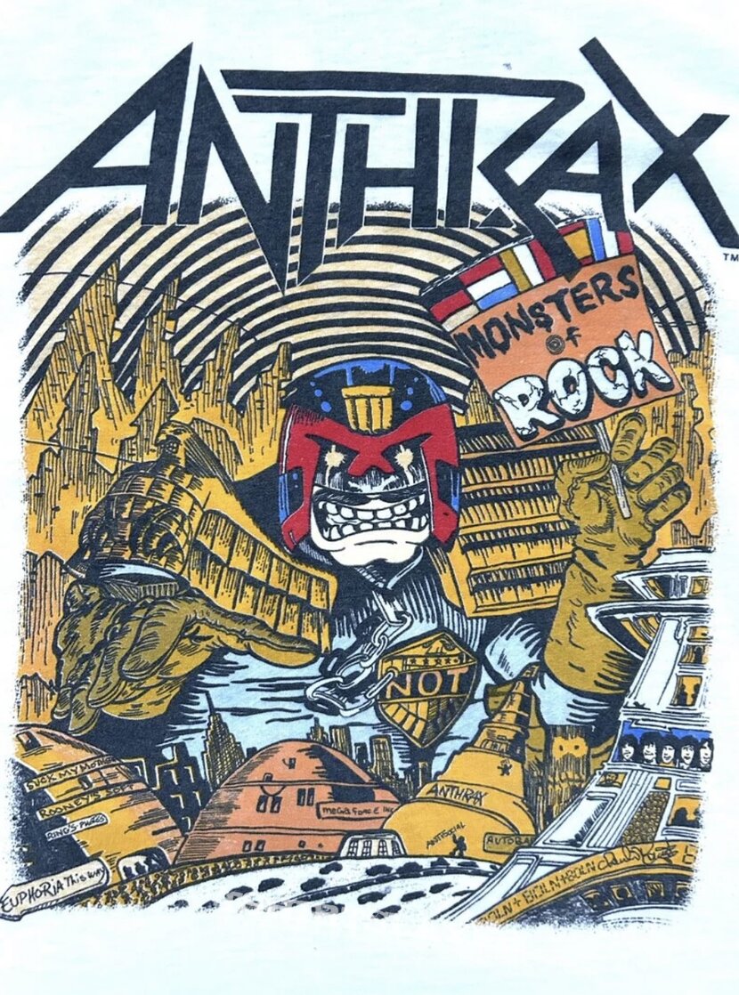 Anthrax 1988 Monsters Of Rock Shirt