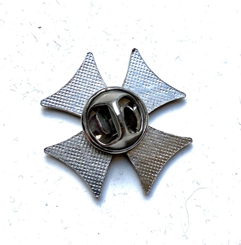 Motörhead 1980s Iron Cross pin