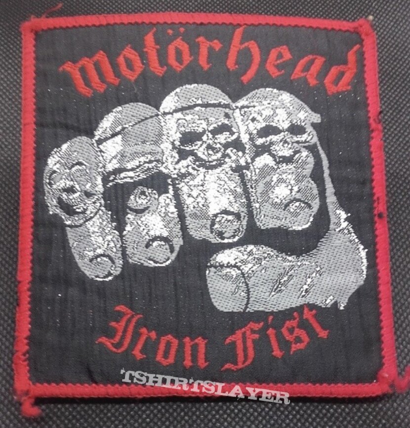 Motörhead 1982 Iron Fist official patch
