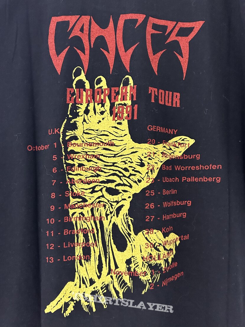 Cancer 1991 European Tour Shirt