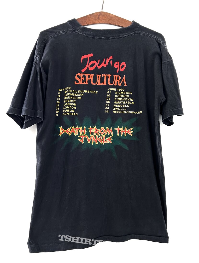 Sepultura 1990 Death From The Jungle Shirt