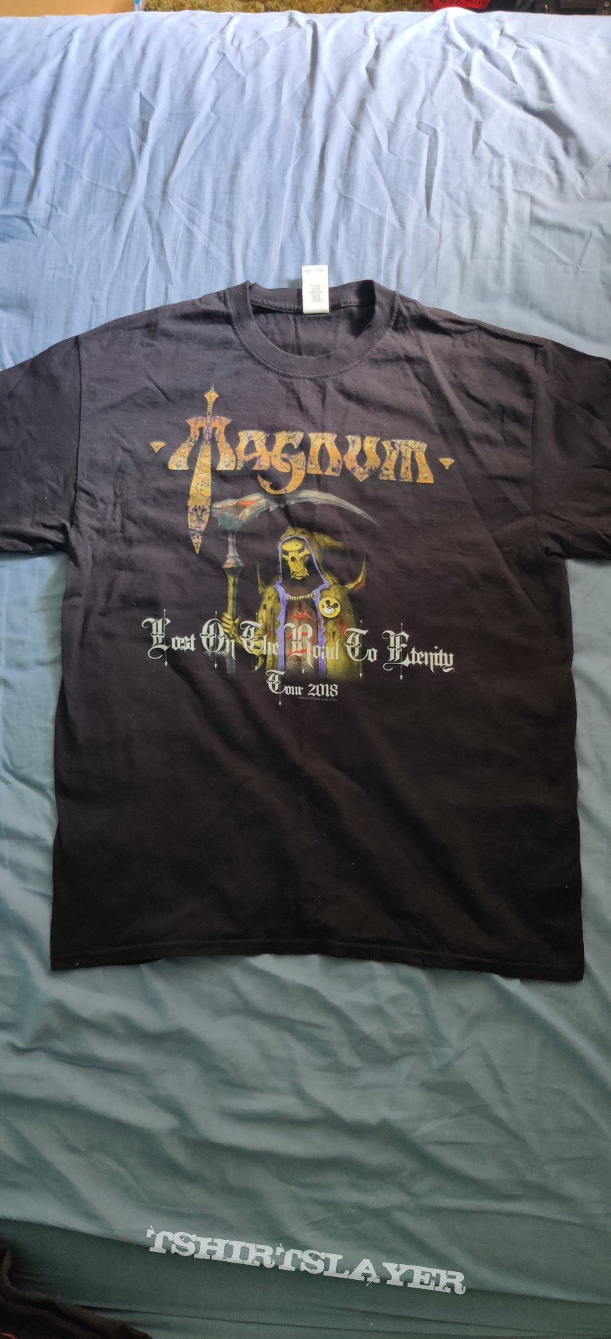 Magnum 2018 official tour t shirt on the road to eternity