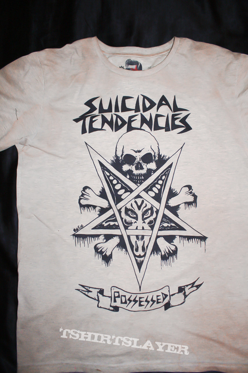 SUICIDAL TENDENCIES - Possessed to Skate - Official Shirt 2014 - Size L
