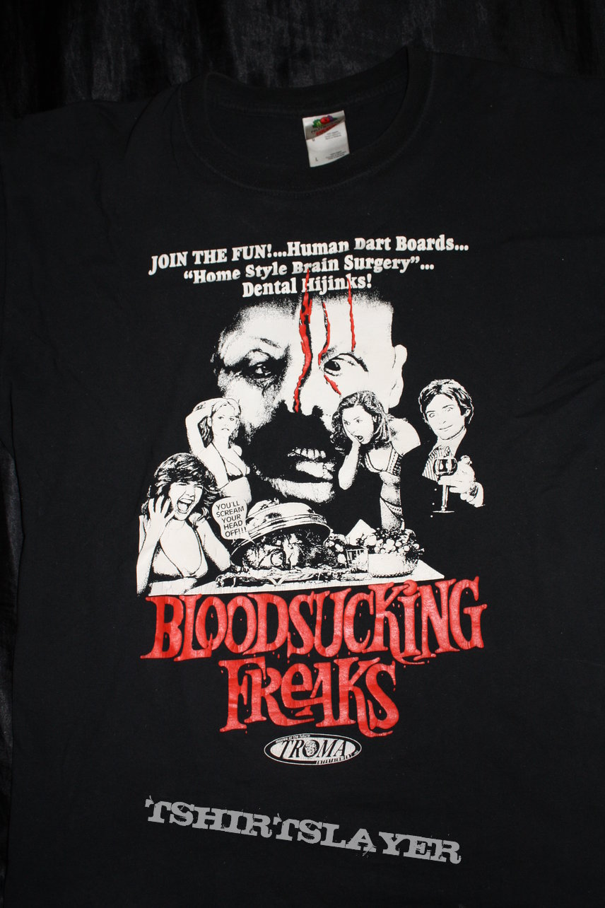 Horror Shirt TROMA Horror-Shirt - BLOOD SUCKING FREAKS - Official licensed Troma Release from 2009 - Size L