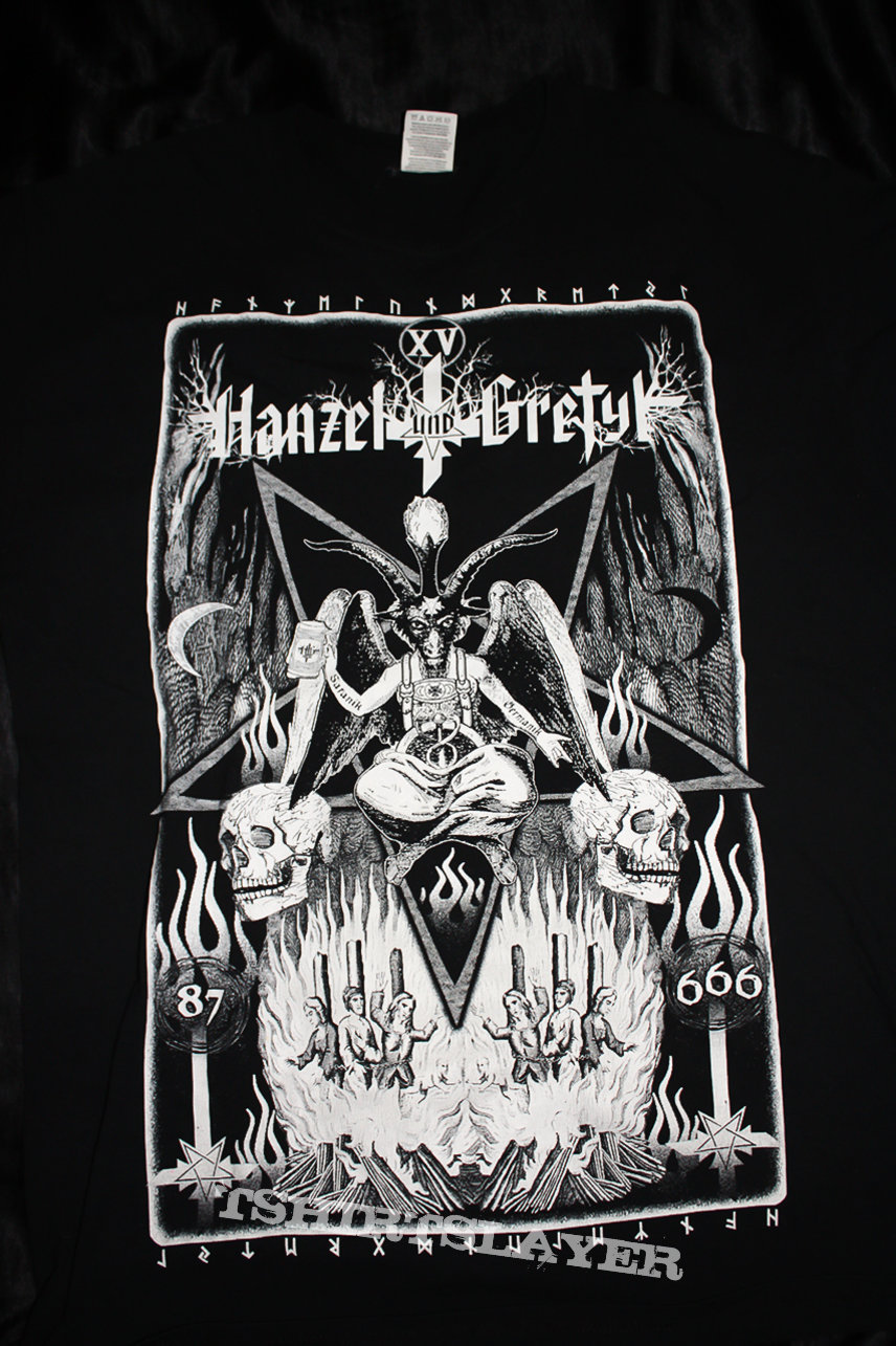HANZEL UND GRETYL - Burning Witches for Satan - Official T-Shirt from 2018 - Size XL