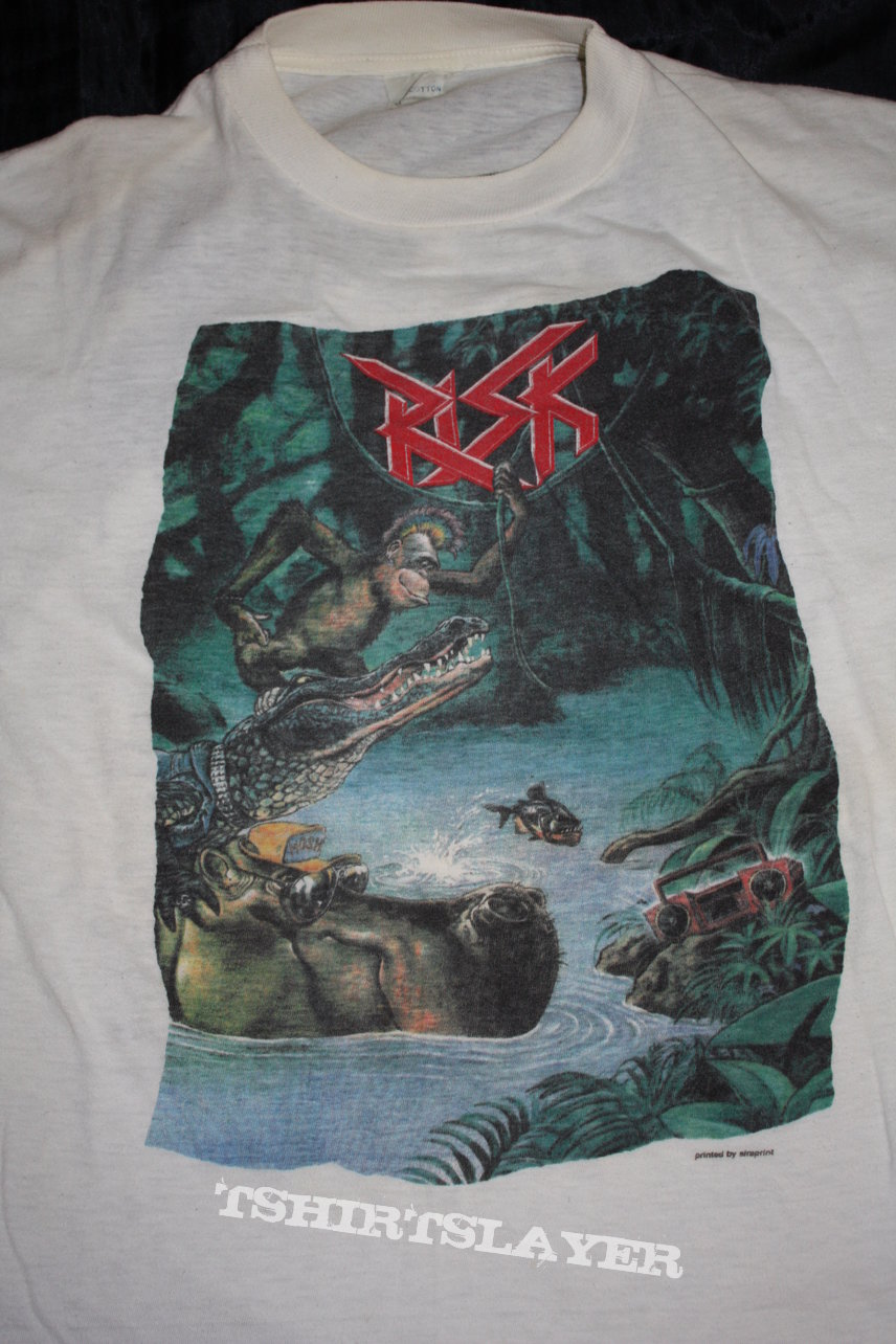 RISK - The Daily Horror News Tour 1988 - Original Tour-Shirt in Size L