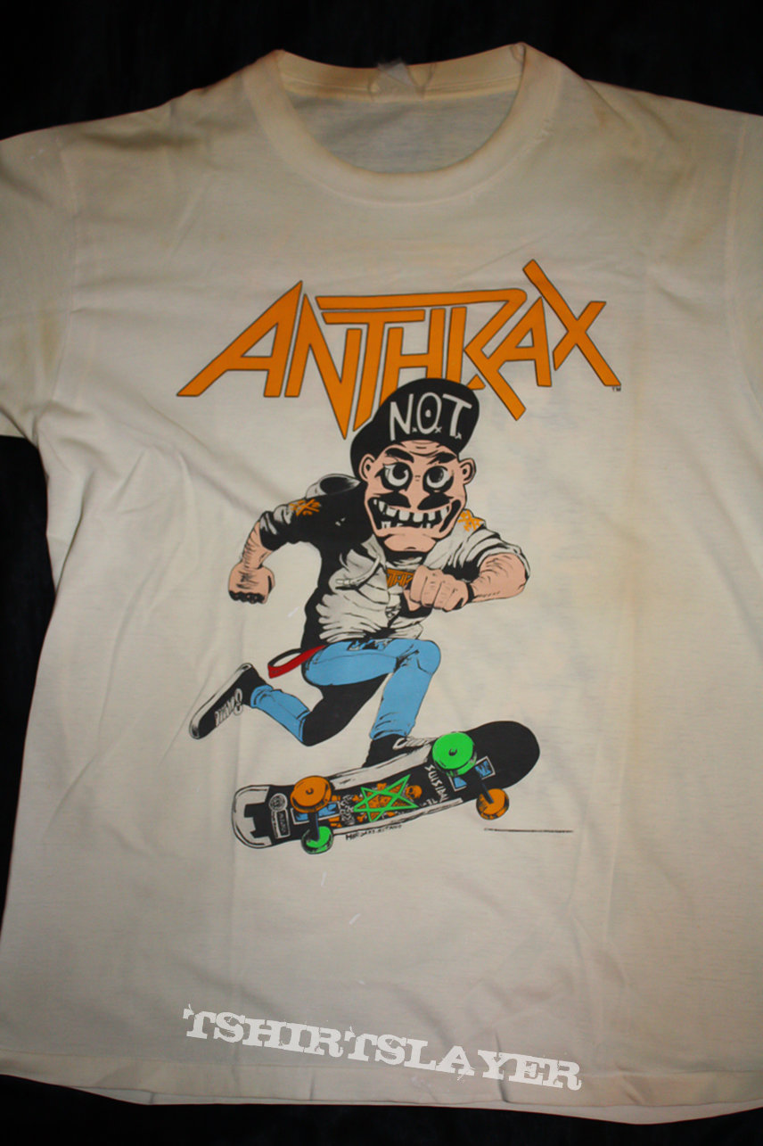 ANTHRAX - Skater Guy / Mosh it up! - Original Shirt from 1987 
