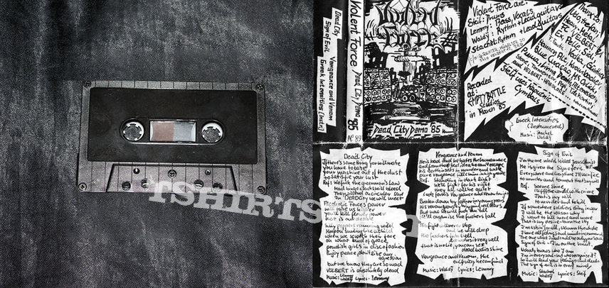 VIOLENT FORCE - Dead City Demo &#039;85 - Original Demotape (1985)