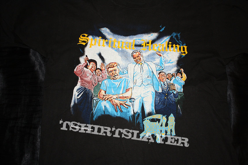 DEATH - Spiritual Healing - Official T-Shirt from 1990 in Size XL