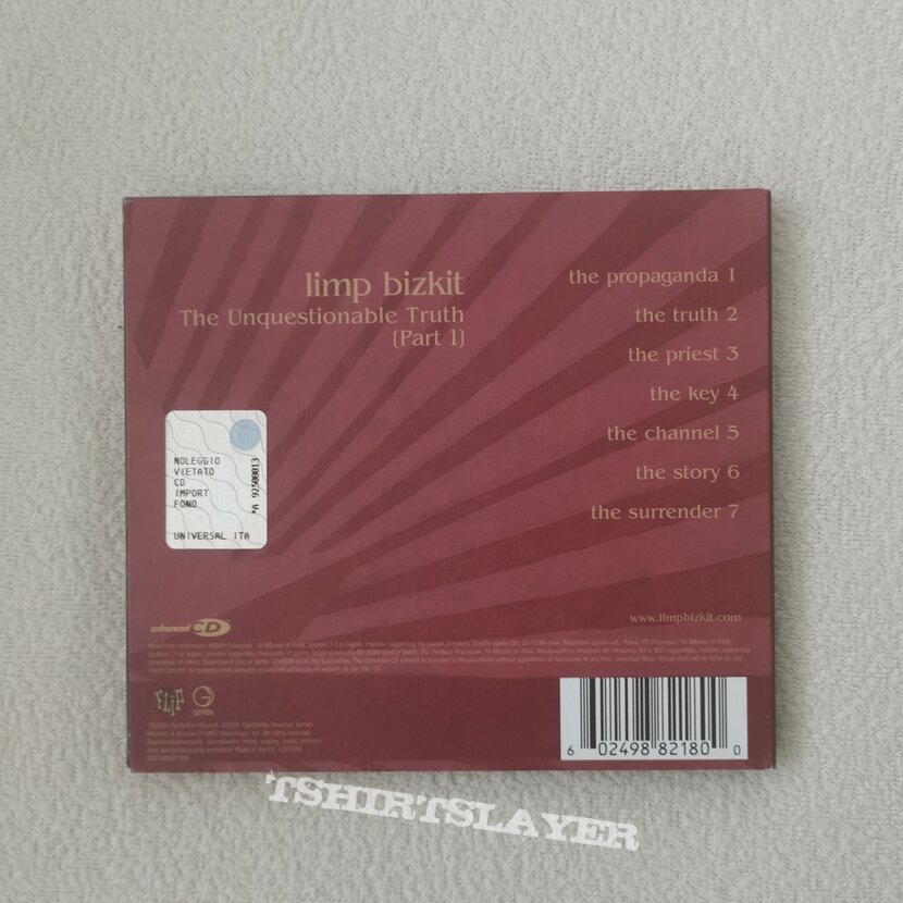 Limp Bizkit - The unquestionable truth (part 1) CD