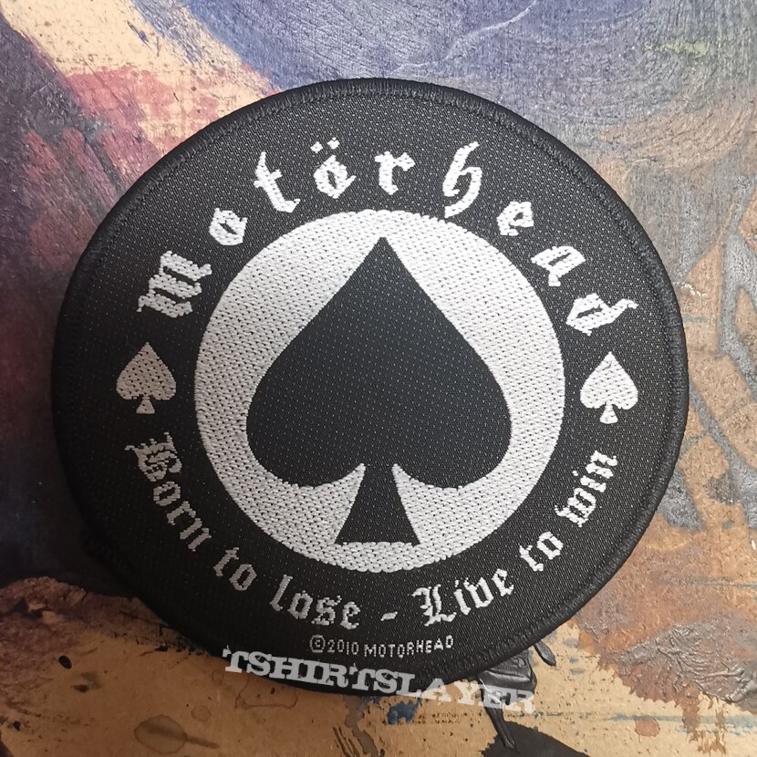 Motörhead Born to lose - live to win 2010 Patch