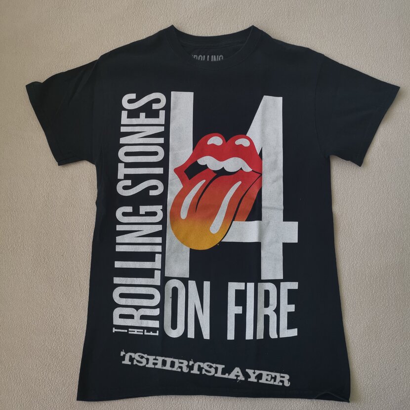 The Rolling Stones On fire 2014 Tour Tshirt
