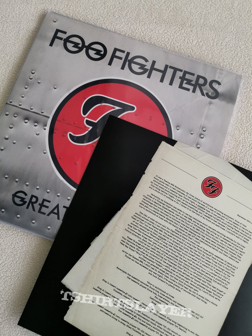 Foo Fighters Greatest Hits Vinyl Tshirtslayer Tshirt And Battlejacket Gallery