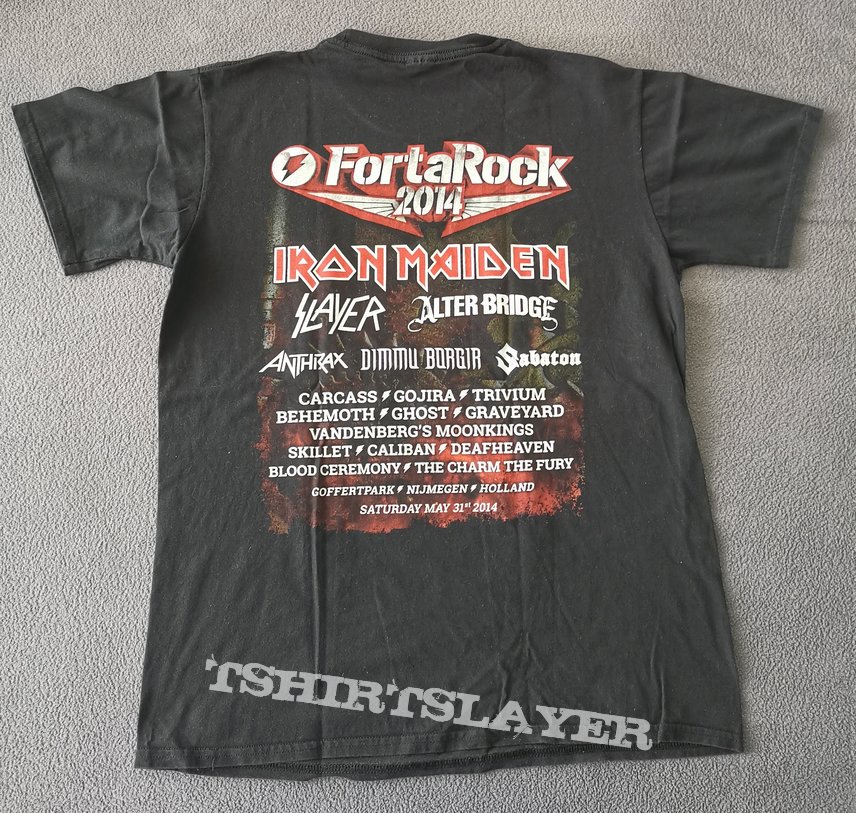 Iron Maiden Fortarock 2014 Tshirt