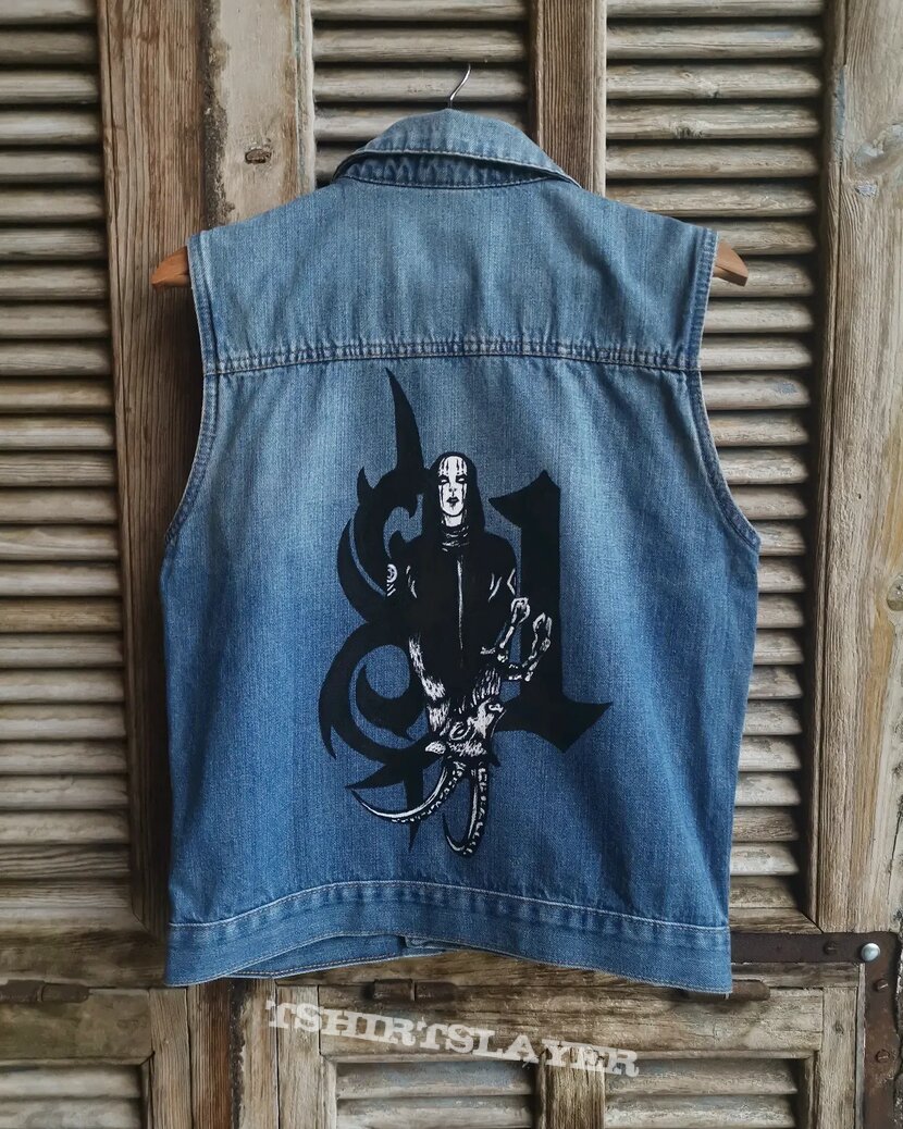 Handpainted Slipknot / Joey Jordison battle jacket 