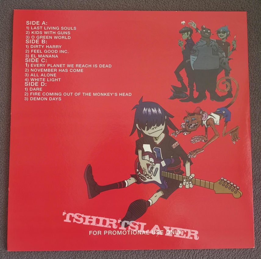 Gorillaz - Demon Days Instrumentals Vinyl | TShirtSlayer TShirt and  BattleJacket Gallery