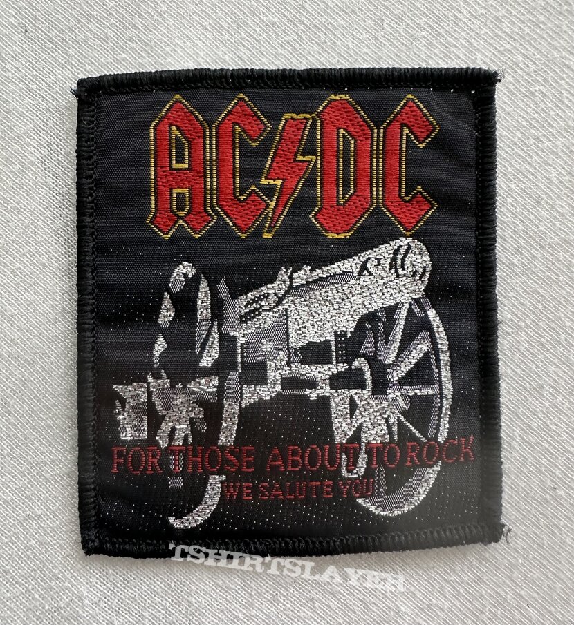 AC/DC - For those about to rock we salute you Patch AC/DC - For those about to rock we salute you Patch