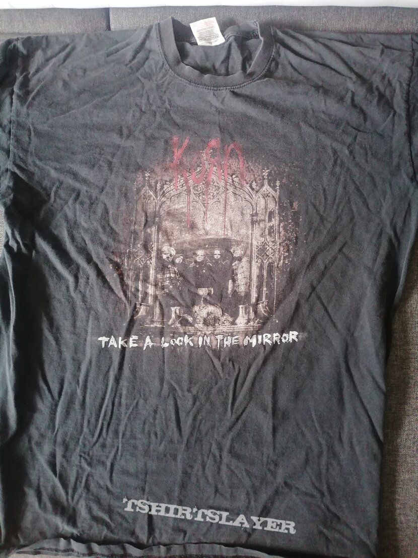 korn 03年製 take a look in the mirror Tシャツ-