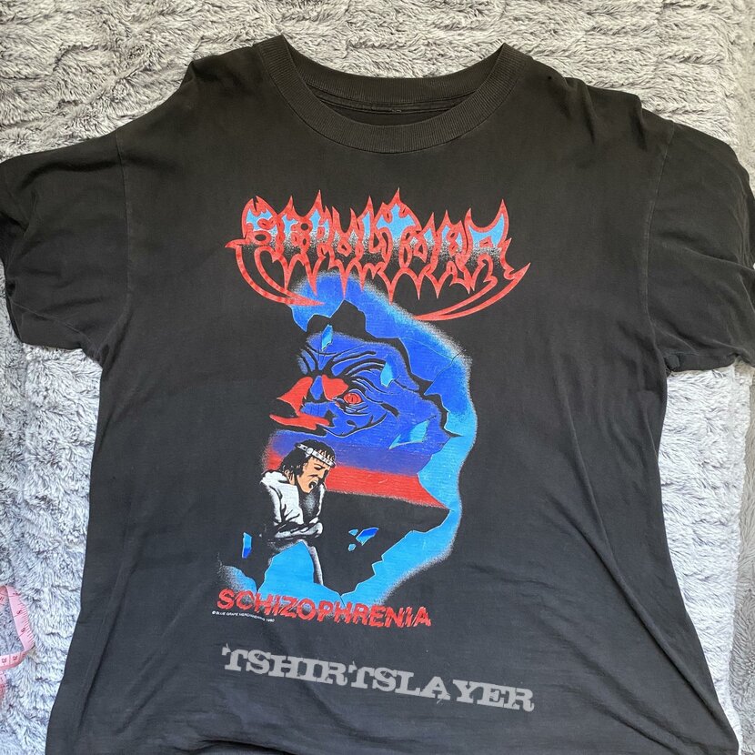 Sepultura schizophrenia tour shirt 1990