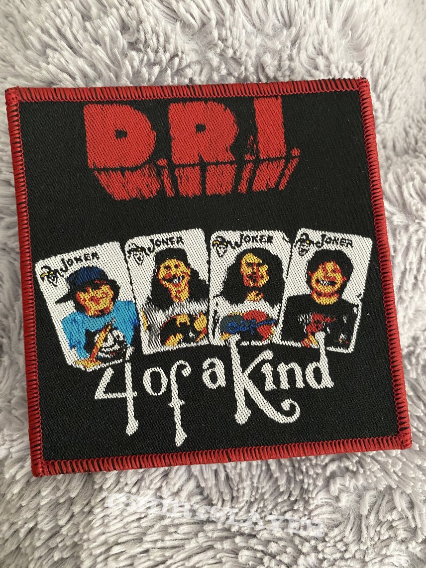 D.R.I. 4 of a kind patch 