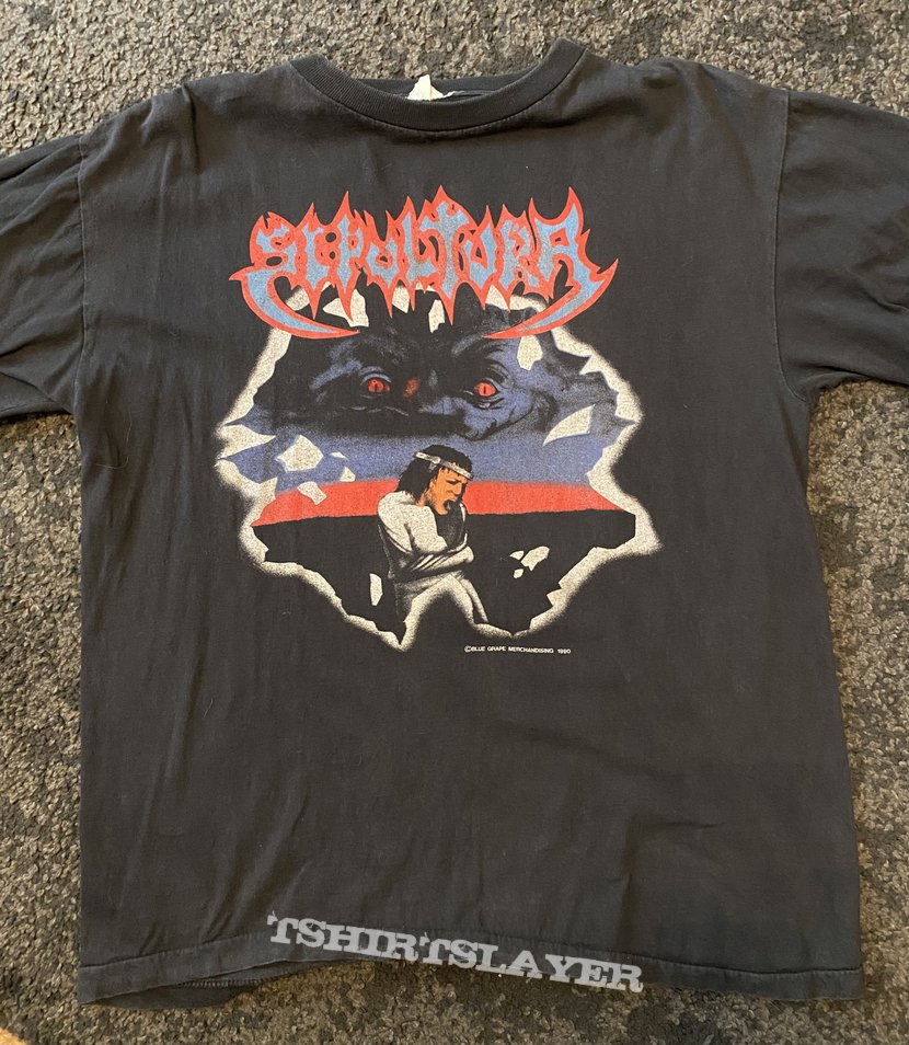 Sepultura schizophrenia European 1991 tour shirt | TShirtSlayer TShirt ...