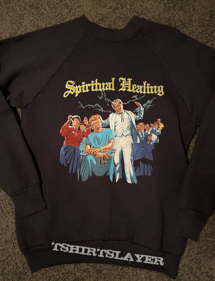 Death spiritual healing sweater 1990